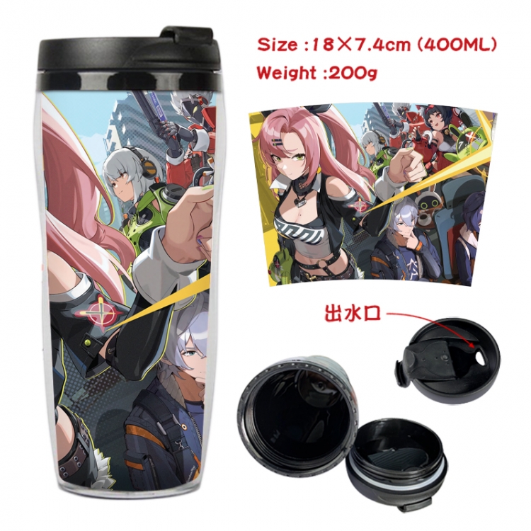 Zenless Zone Zero Anime full-color double-layer water cup 18X7.4cm 400ml