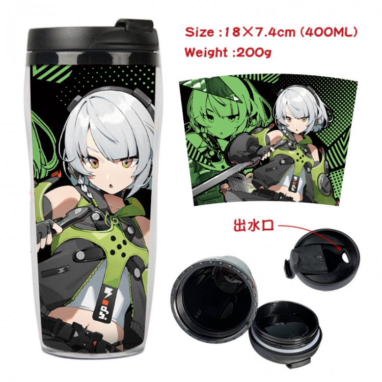 Zenless Zone Zero Anime full-color double-layer water cup 18X7.4cm 400ml