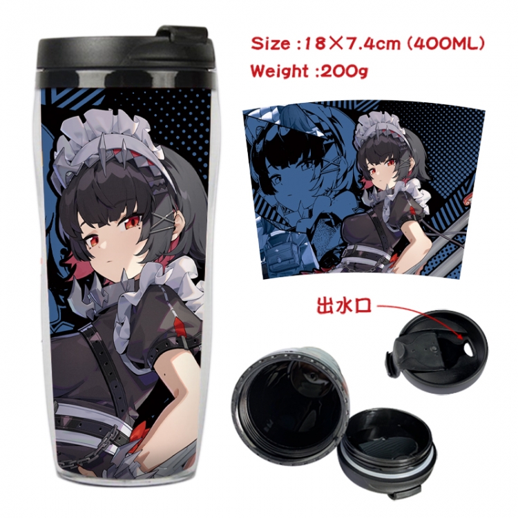 Zenless Zone Zero Anime full-color double-layer water cup 18X7.4cm 400ml