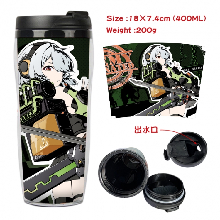 Zenless Zone Zero Anime full-color double-layer water cup 18X7.4cm 400ml