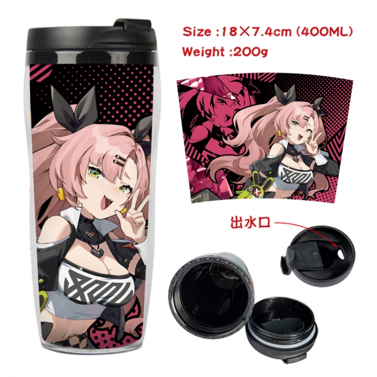 Zenless Zone Zero Anime full-color double-layer water cup 18X7.4cm 400ml