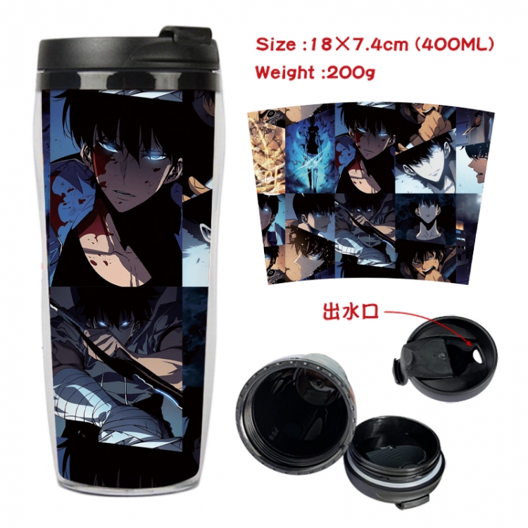 Solo Leveling:Arise Anime full-color double-layer water cup 18X7.4cm 400ml