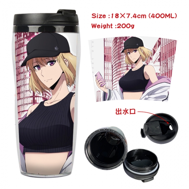 Solo Leveling:Arise Anime full-color double-layer water cup 18X7.4cm 400ml