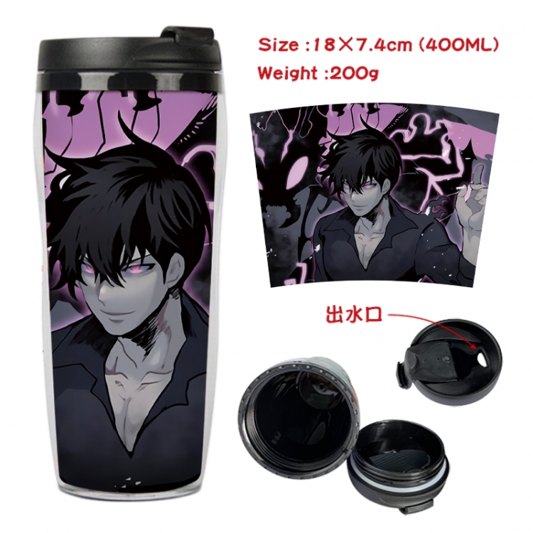 Solo Leveling:Arise Anime full-color double-layer water cup 18X7.4cm 400ml