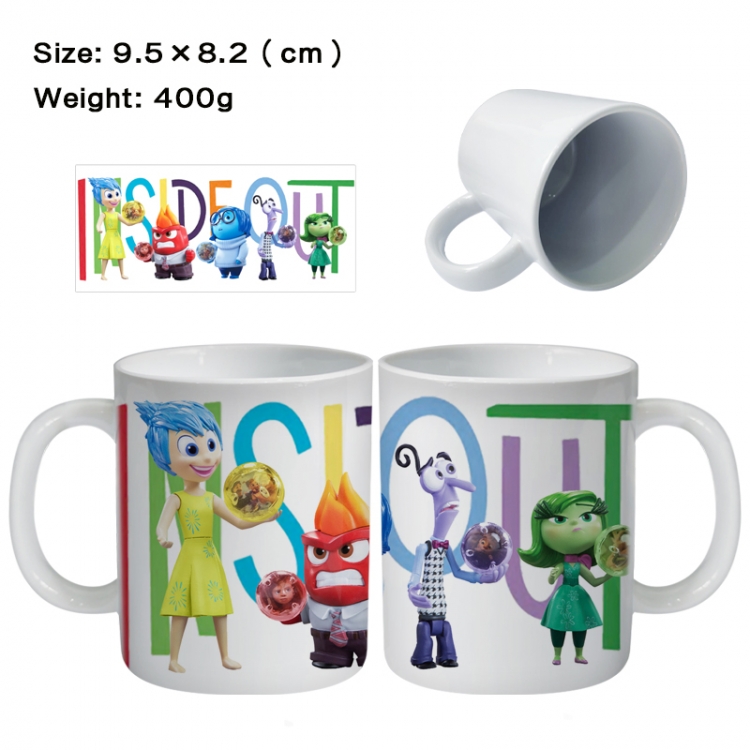 Inside Out Anime peripheral ceramic cup tea cup drinking cup 9.5X8.2cm