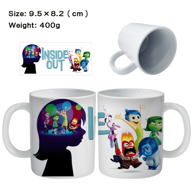 Inside Out Anime peripheral ceramic cup tea cup drinking cup 9.5X8.2cm