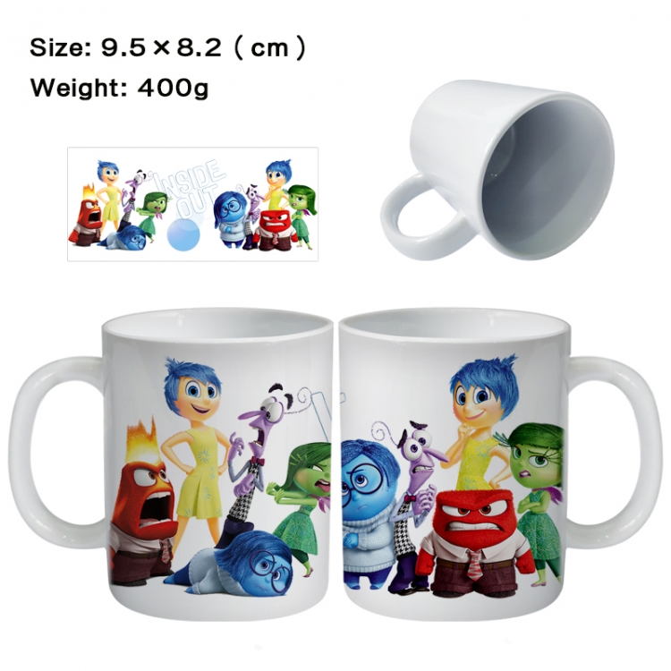 Inside Out Anime peripheral ceramic cup tea cup drinking cup 9.5X8.2cm