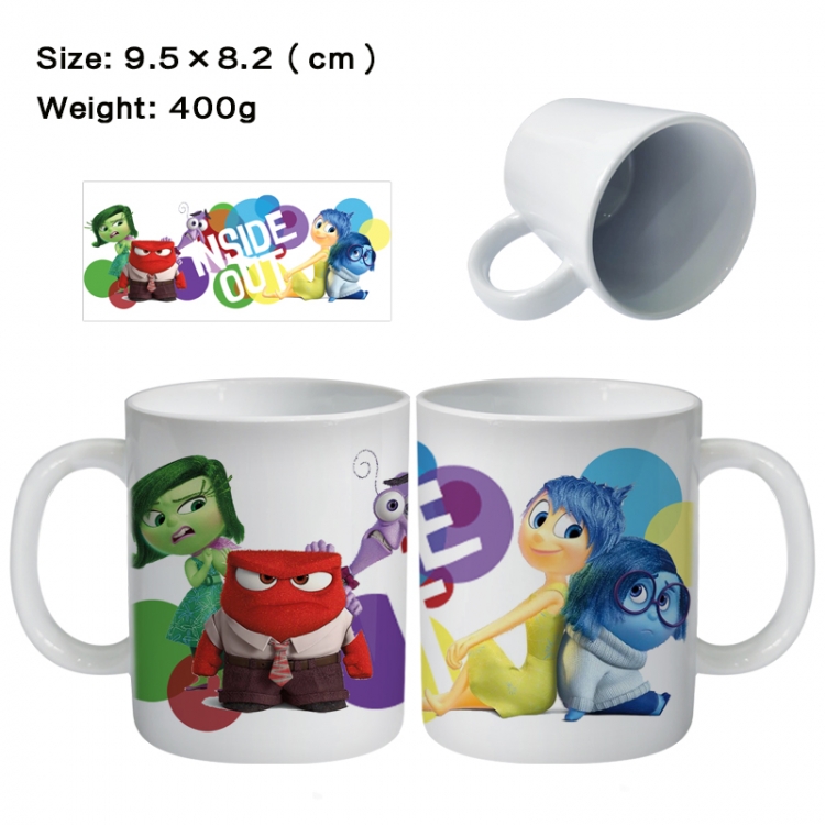 Inside Out Anime peripheral ceramic cup tea cup drinking cup 9.5X8.2cm