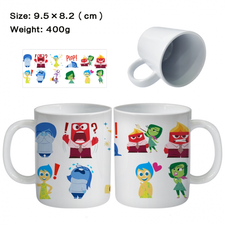 Inside Out Anime peripheral ceramic cup tea cup drinking cup 9.5X8.2cm