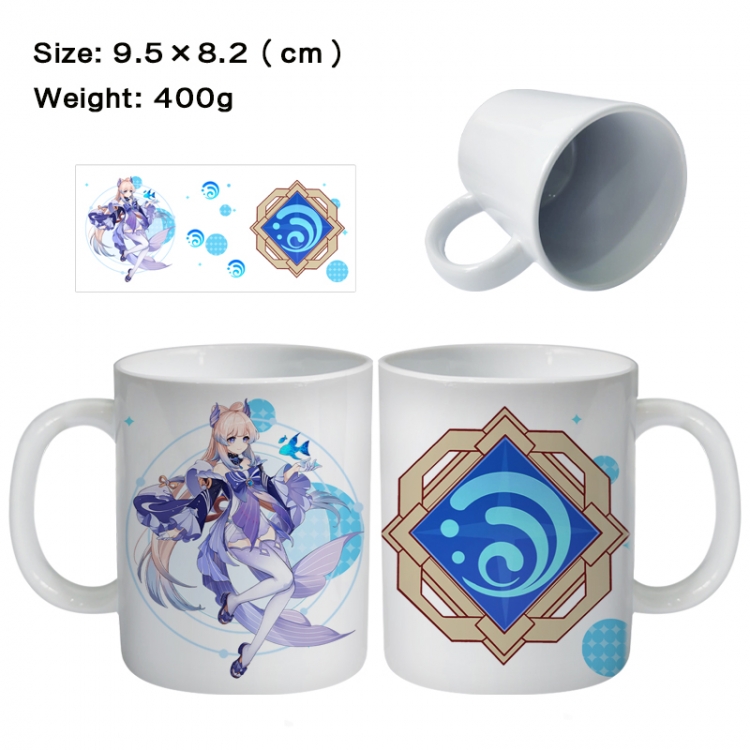 Genshin Impact Anime peripheral ceramic cup tea cup drinking cup 9.5X8.2cm