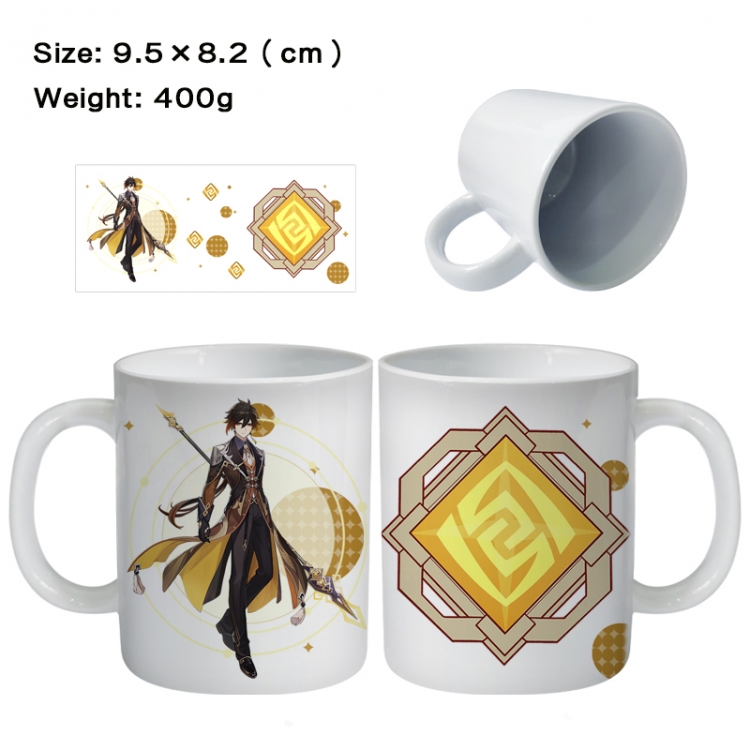 Genshin Impact Anime peripheral ceramic cup tea cup drinking cup 9.5X8.2cm