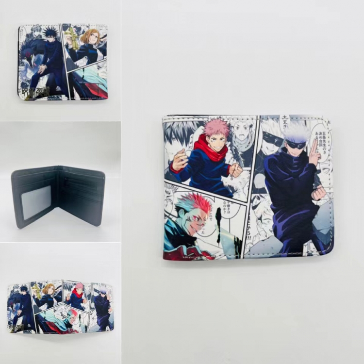 Jujutsu Kaisen Full color Two fold short card case wallet 11X9.5CM