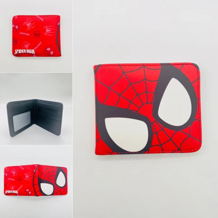 Spiderman Full color Two fold short card case wallet 11X9.5CM 