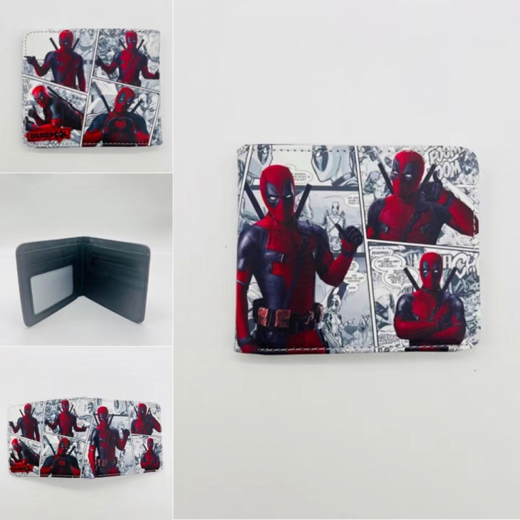 Spiderman Full color Two fold short card case wallet 11X9.5CM 