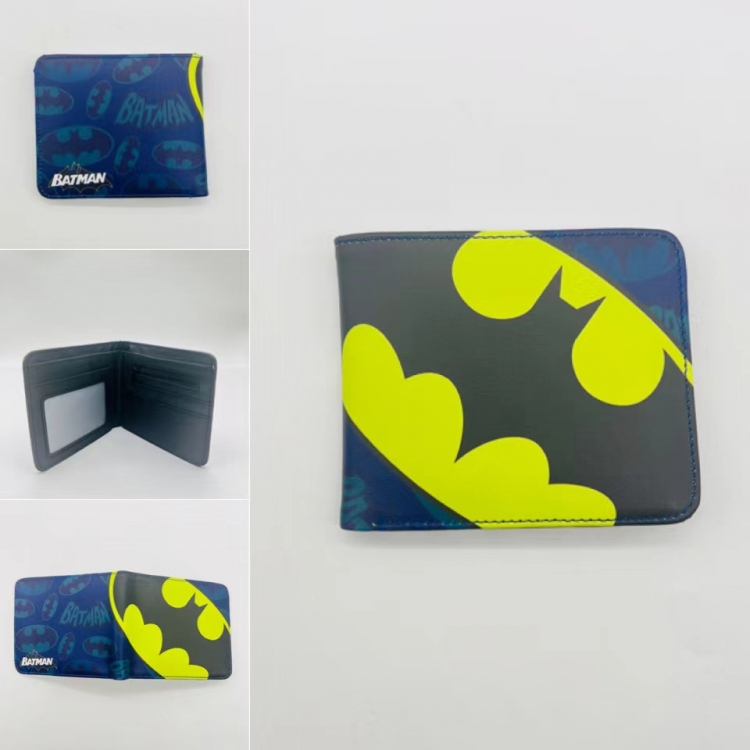 Batman Full color Two fold short card case wallet 11X9.5CM 