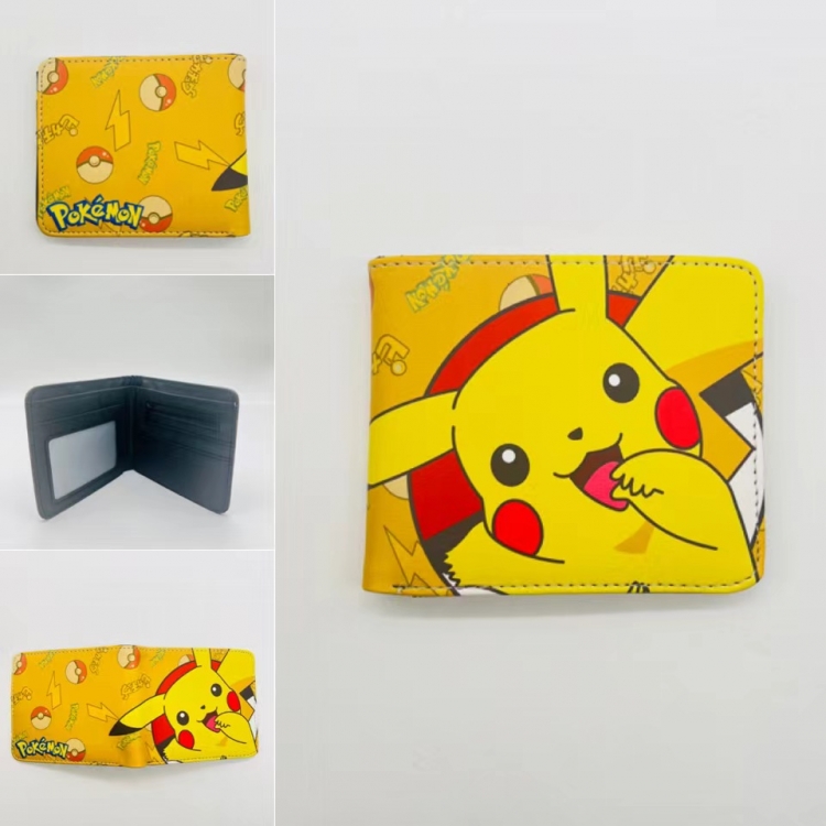 Pokemon Full color Two fold short card case wallet 11X9.5CM 