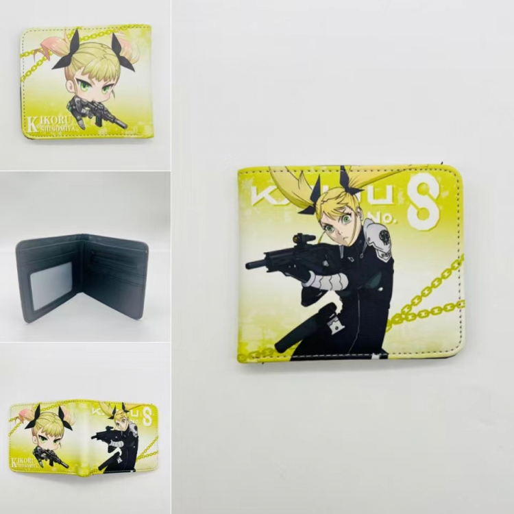 KAIJU NUMBER EIGHT Full color Two fold short card case wallet 11X9.5CM 