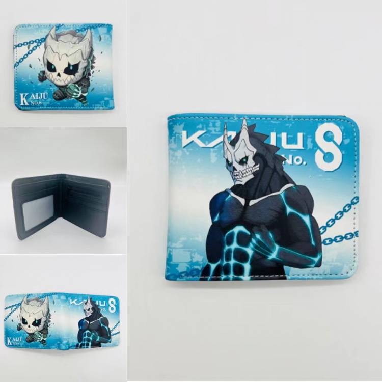 KAIJU NUMBER EIGHT Full color Two fold short card case wallet 11X9.5CM 