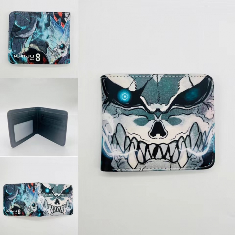 KAIJU NUMBER EIGHT Full color Two fold short card case wallet 11X9.5CM