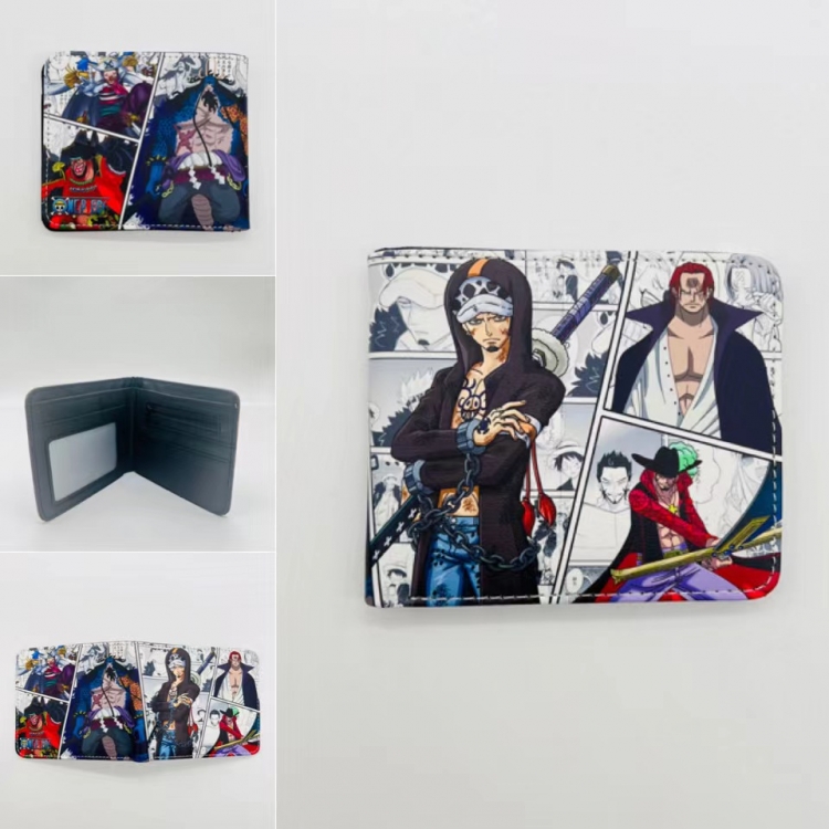 One Piece Full color Two fold short card case wallet 11X9.5CM 