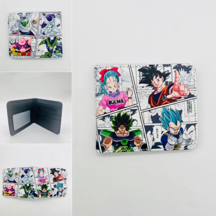 DRAGON BALL Full color Two fold short card case wallet 11X9.5CM