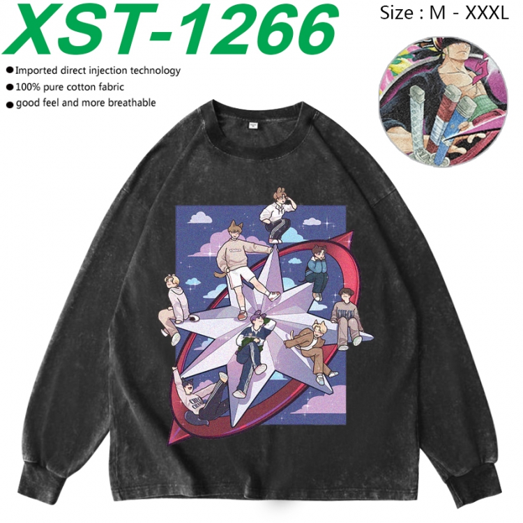 straykids Anime washing water pure cotton long sleeved sweatshirt from M to 3XL XST-1266