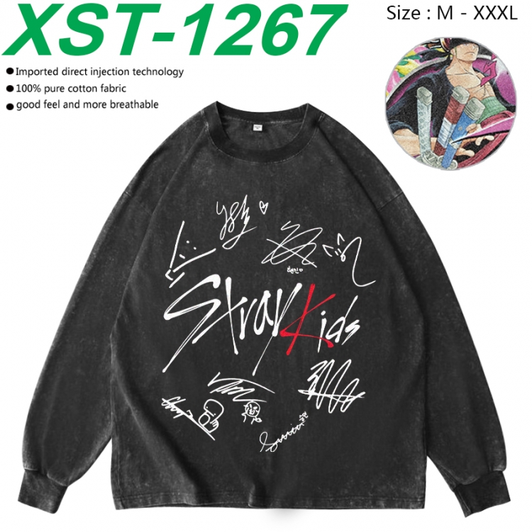 straykids Anime washing water pure cotton long sleeved sweatshirt from M to 3XL XST-1267