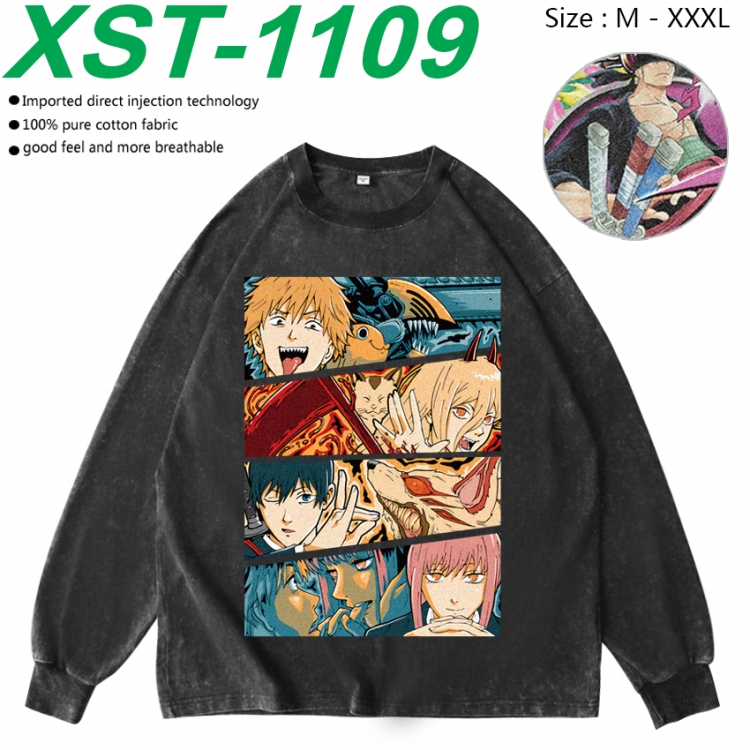 Tokyo Ghoul Anime washing water pure cotton long sleeved sweatshirt from M to 3XL XST-1109