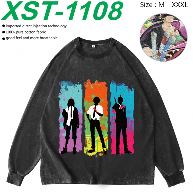 Tokyo Ghoul Anime washing water pure cotton long sleeved sweatshirt from M to 3XL XST-1108