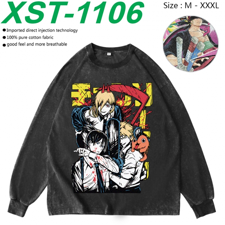 Tokyo Ghoul Anime washing water pure cotton long sleeved sweatshirt from M to 3XL XST-1106