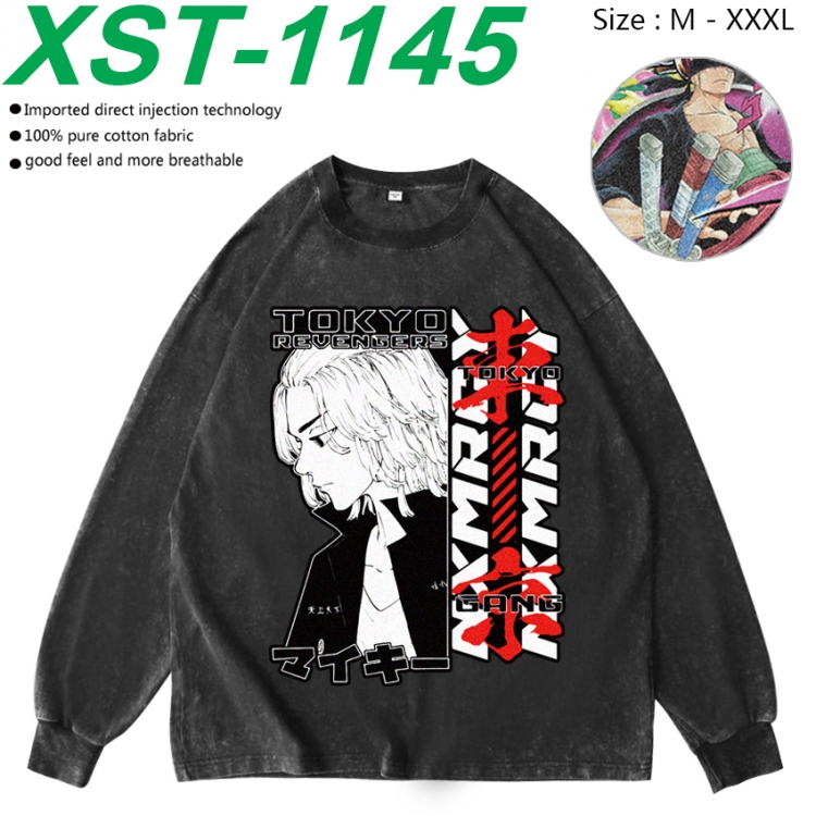 Tokyo Revengers Anime washing water pure cotton long sleeved sweatshirt from M to 3XL XST-1145