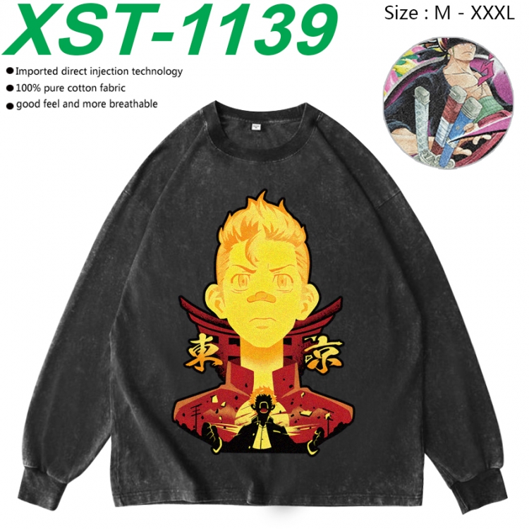 Tokyo Revengers Anime washing water pure cotton long sleeved sweatshirt from M to 3XL XST-1139