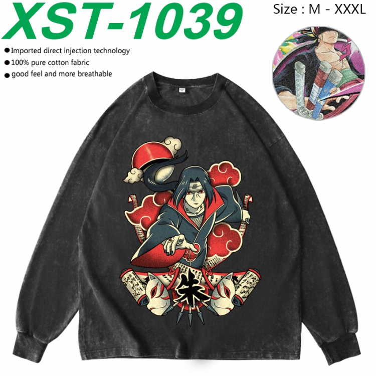 Naruto Anime washing water pure cotton long sleeved sweatshirt from M to 3XL XST-1039