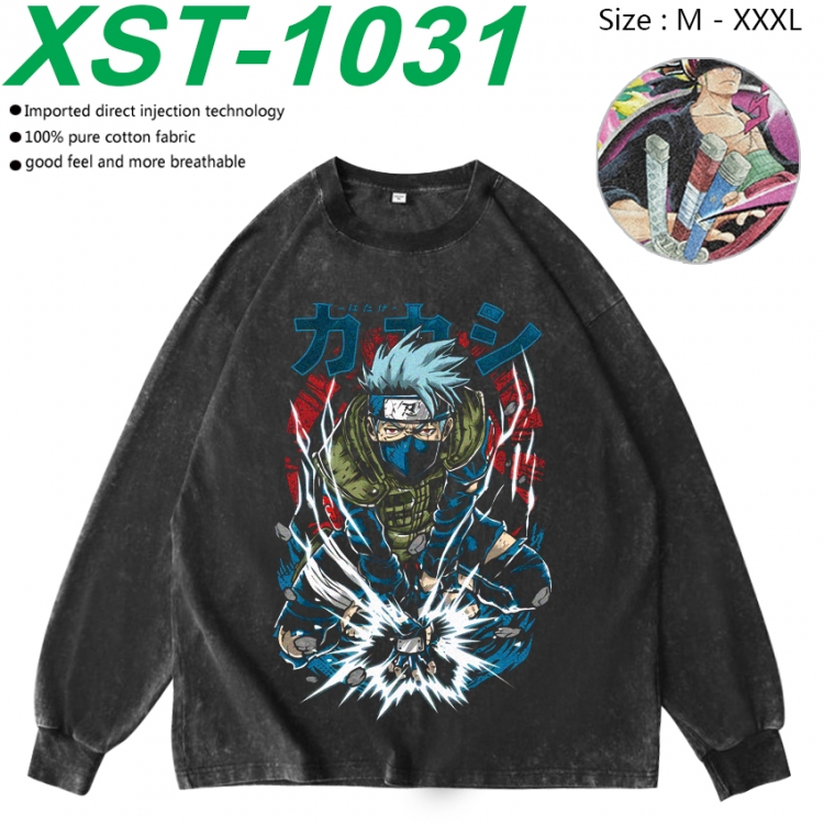 Naruto Anime washing water pure cotton long sleeved sweatshirt from M to 3XL XST-1031