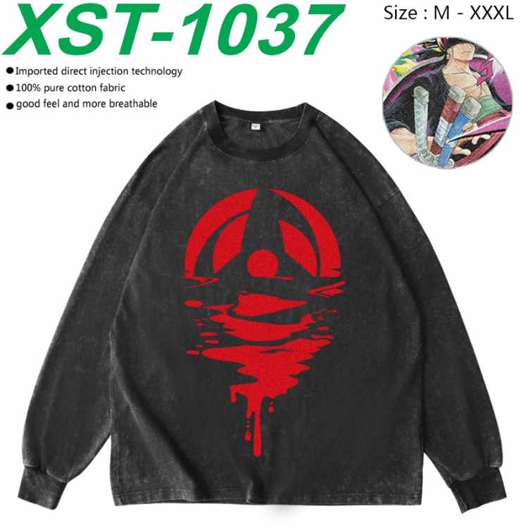 Naruto Anime washing water pure cotton long sleeved sweatshirt from M to 3XL XST-1037