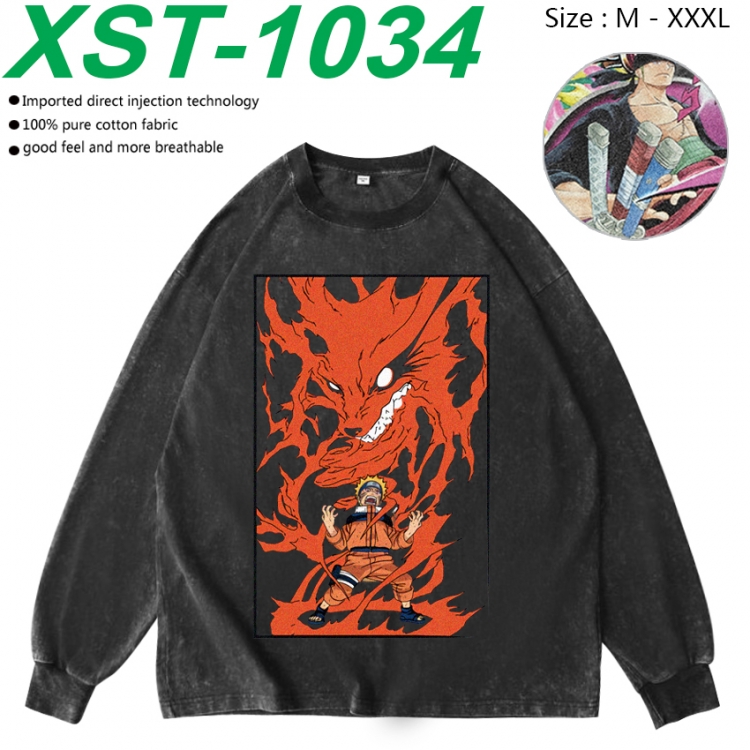 Naruto Anime washing water pure cotton long sleeved sweatshirt from M to 3XL XST-1034