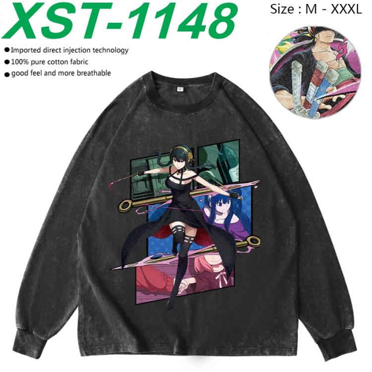 SPY×FAMILY Anime washing water pure cotton long sleeved sweatshirt from M to 3XL  XST-1148