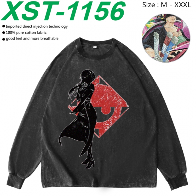 SPY×FAMILY Anime washing water pure cotton long sleeved sweatshirt from M to 3XL  XST-1156