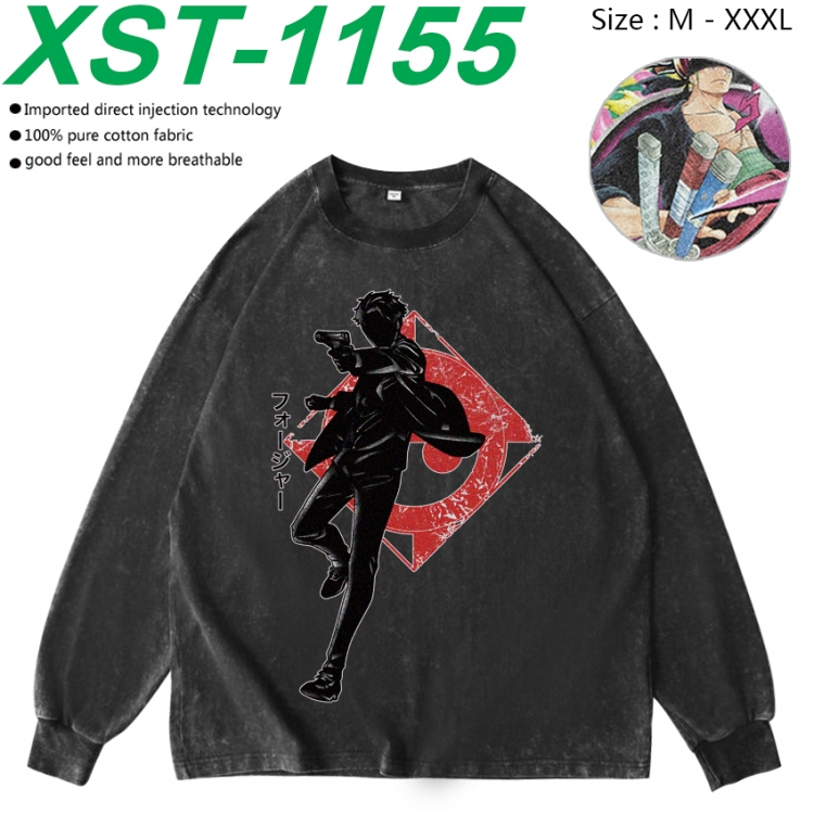 SPY×FAMILY Anime washing water pure cotton long sleeved sweatshirt from M to 3XL XST-1155