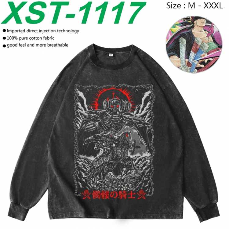 Berserk  Anime washing water pure cotton long sleeved sweatshirt from M to 3XL XST-1117