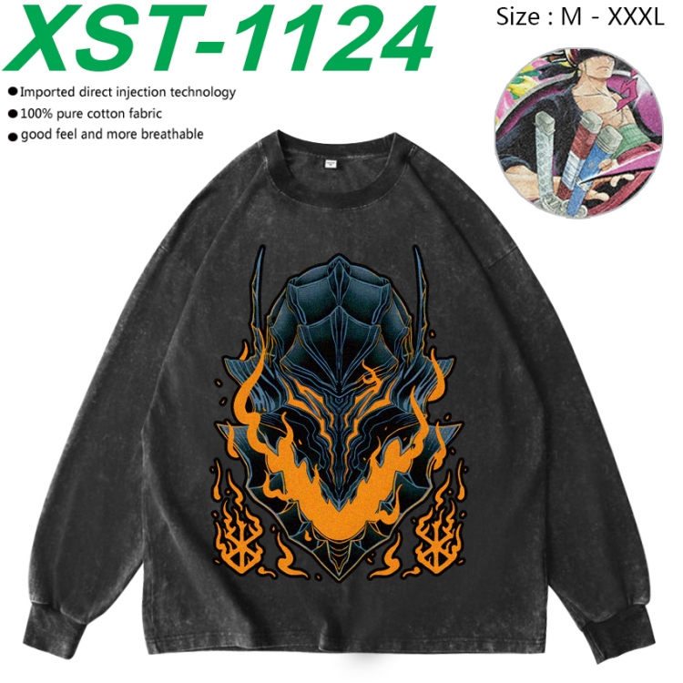 Berserk  Anime washing water pure cotton long sleeved sweatshirt from M to 3XL XST-1124