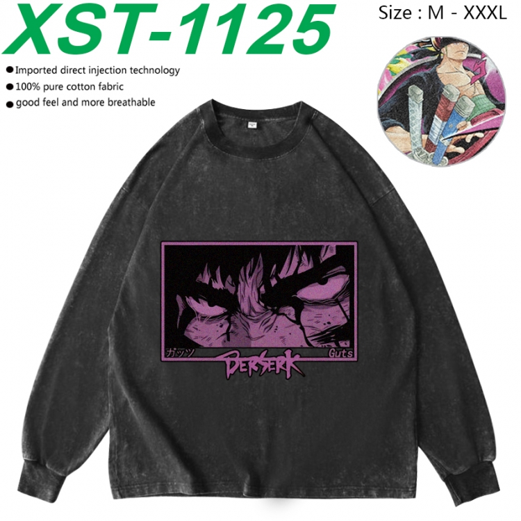 Berserk  Anime washing water pure cotton long sleeved sweatshirt from M to 3XL  XST-1125