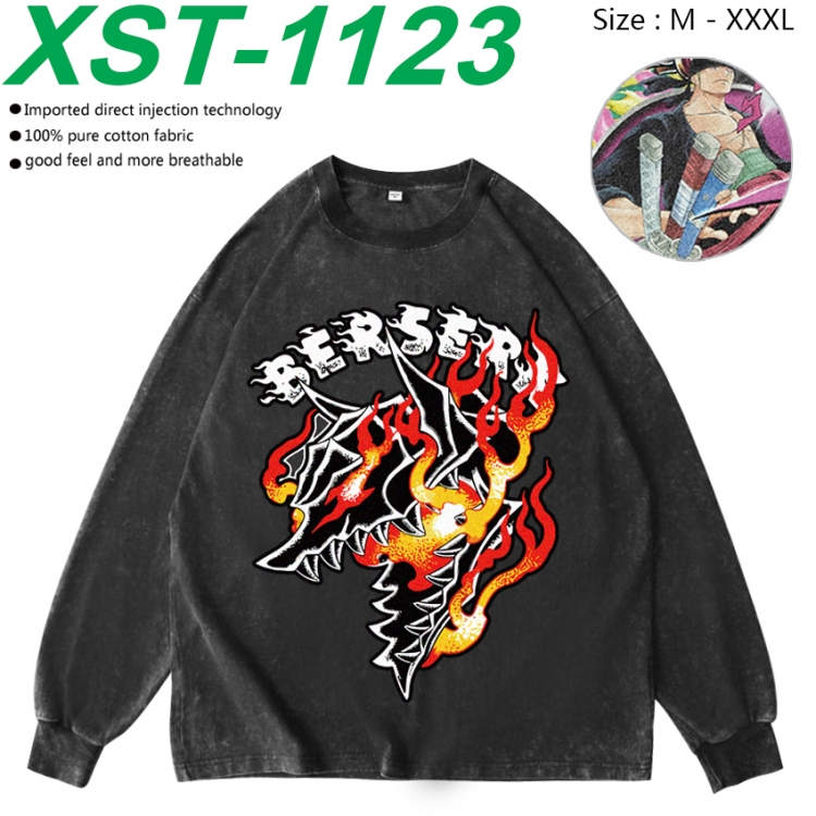 Berserk  Anime washing water pure cotton long sleeved sweatshirt from M to 3XL XST-1123