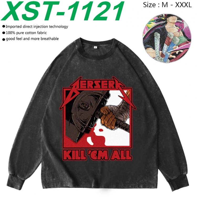 Berserk  Anime washing water pure cotton long sleeved sweatshirt from M to 3XL XST-1121