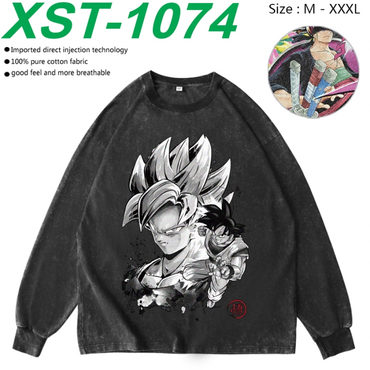 DRAGON BALL Anime washing water pure cotton long sleeved sweatshirt from M to 3XL  XST-1074