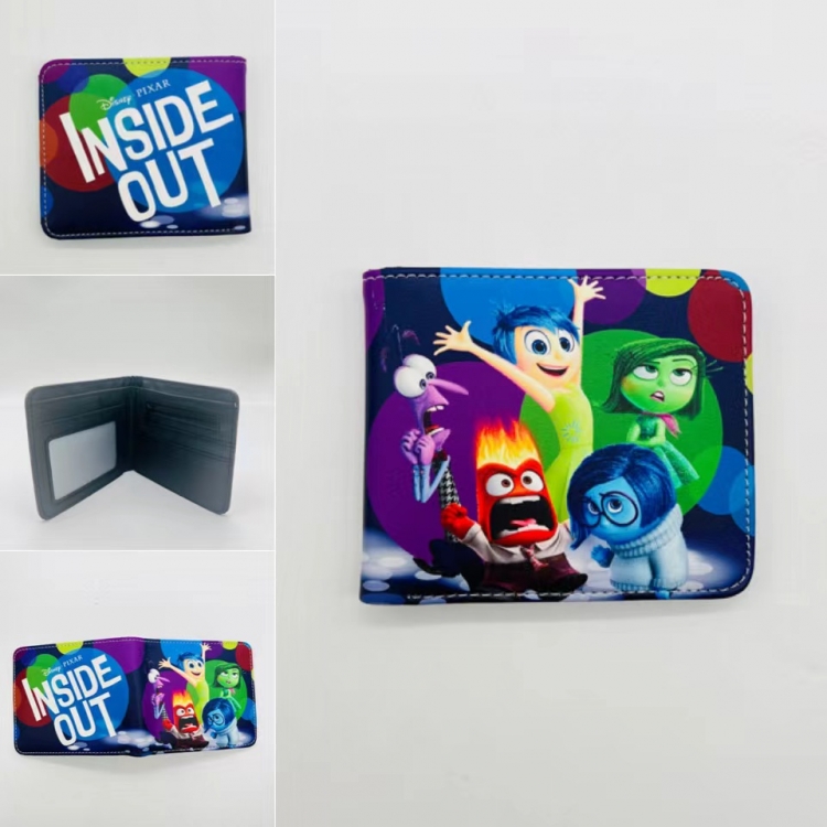 Inside Out Full color Two fold short card case wallet 11X9.5CM  4950