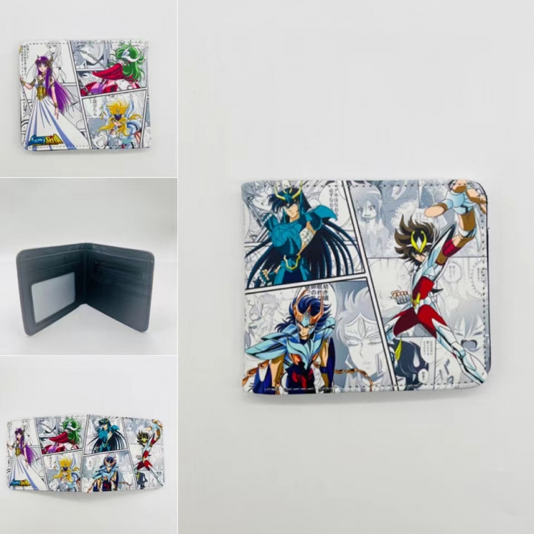 Saint Seiya Full color Two fold short card case wallet 11X9.5CM 5129