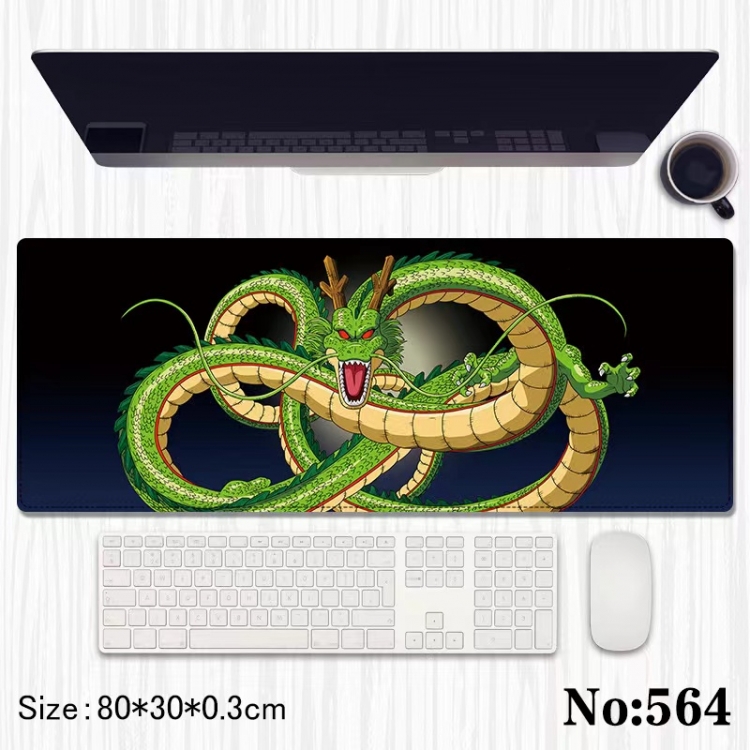 DRAGON BALL Anime peripheral computer mouse pad office desk pad multifunctional pad 80X30X0.3cm