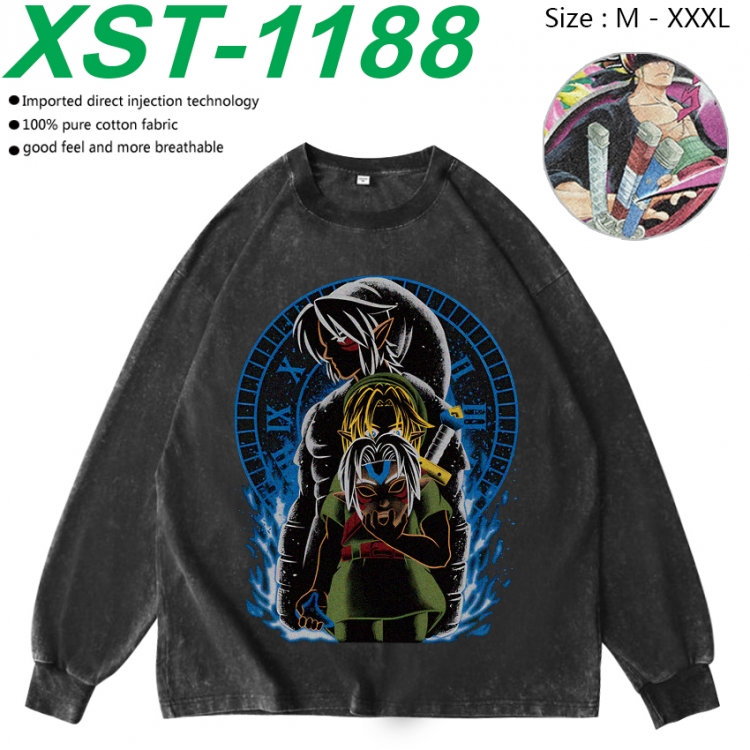 The Legend of Zelda Anime washing water pure cotton long sleeved sweatshirt from M to 3XL