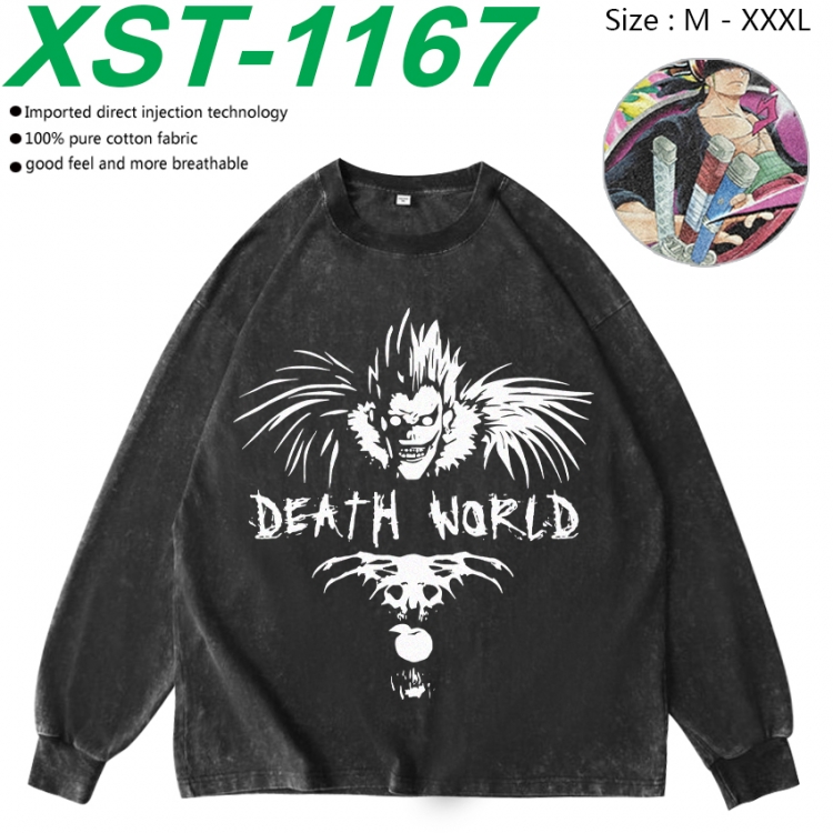  Death note Anime washing water pure cotton long sleeved sweatshirt from M to 3XL